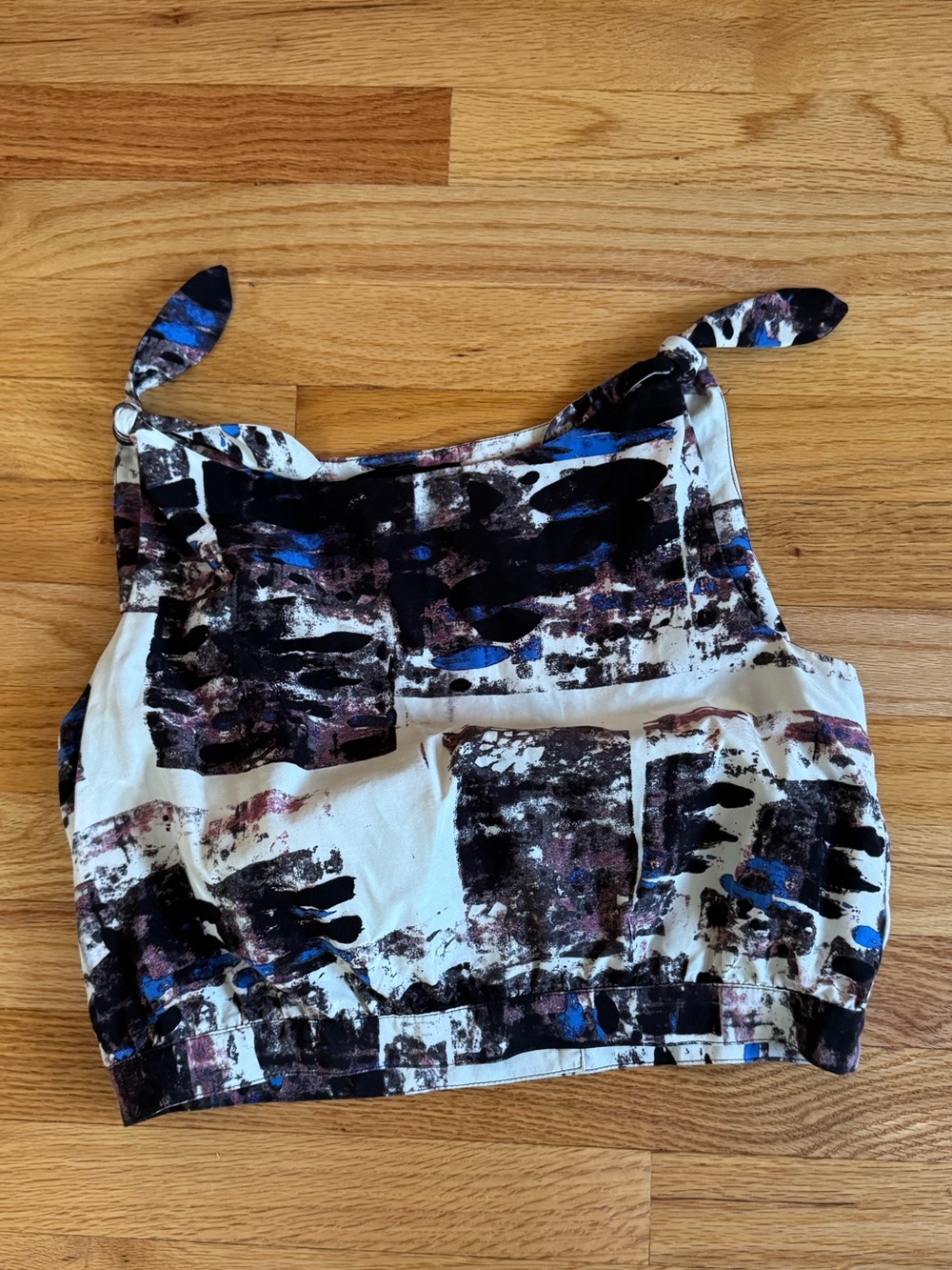Rachel Comey Crop Tie Shoulder Tank Sz 6